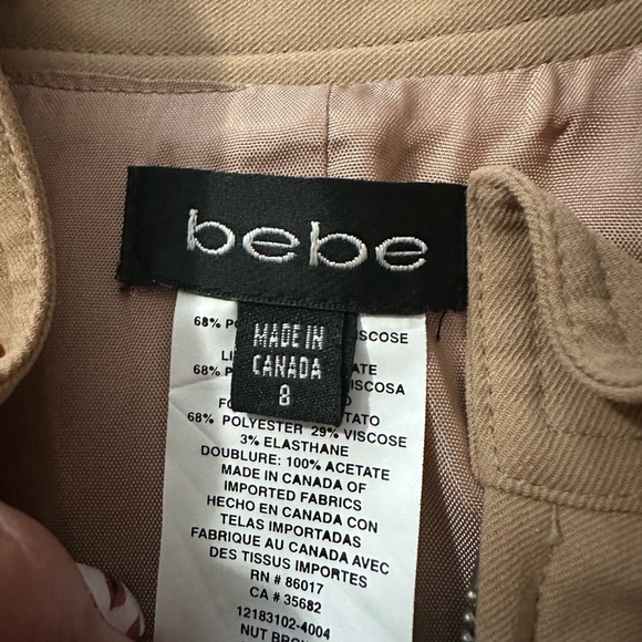 EUC 1990’s Vintage BeBe 2 piece Suit. Beautiful camel color.Size 6/8 - Picture 7 of 16